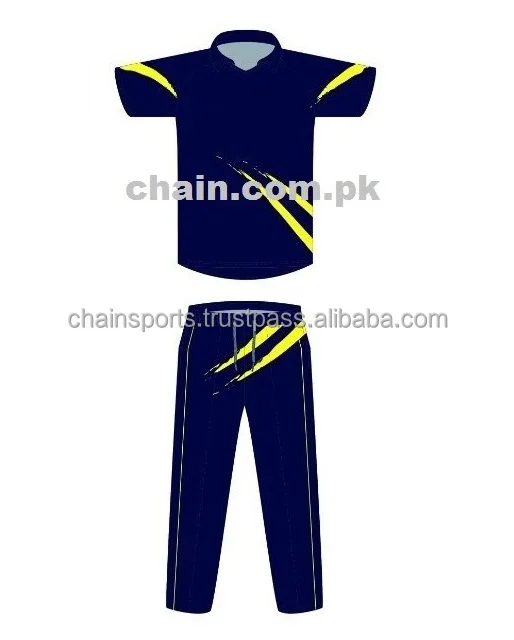 
100% polyester Sublimated Cricket Uniforms kits 