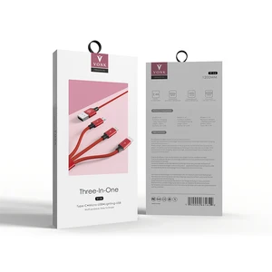 V14 Mobile 3 1 Retractable Light Up USB Charging Cable