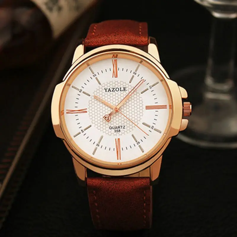 

YAZOLE 358 Brand Luxury Famous Men Watches Business Men's Watch Male Clock Fashion Quartz Watch Relogio Masculino reloj hombre