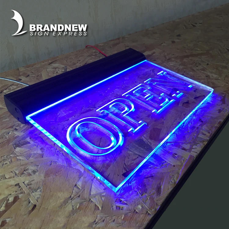 Manufacturer Custom Made Illuminated Store Advertising Acrylic 3d Led