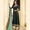 New Designer Embroidery Work Georgette Silk Long Churidar Suits Collection