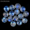 Blue fire rainbow moonstone round loose gemstone AAA+++ quality blue moonstone crystal cabochon genuine moonstone gemstone