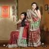 Fashion stone hand work net saree SARI
