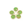 Multi Stone Gold Round Link Jewelry Bezel