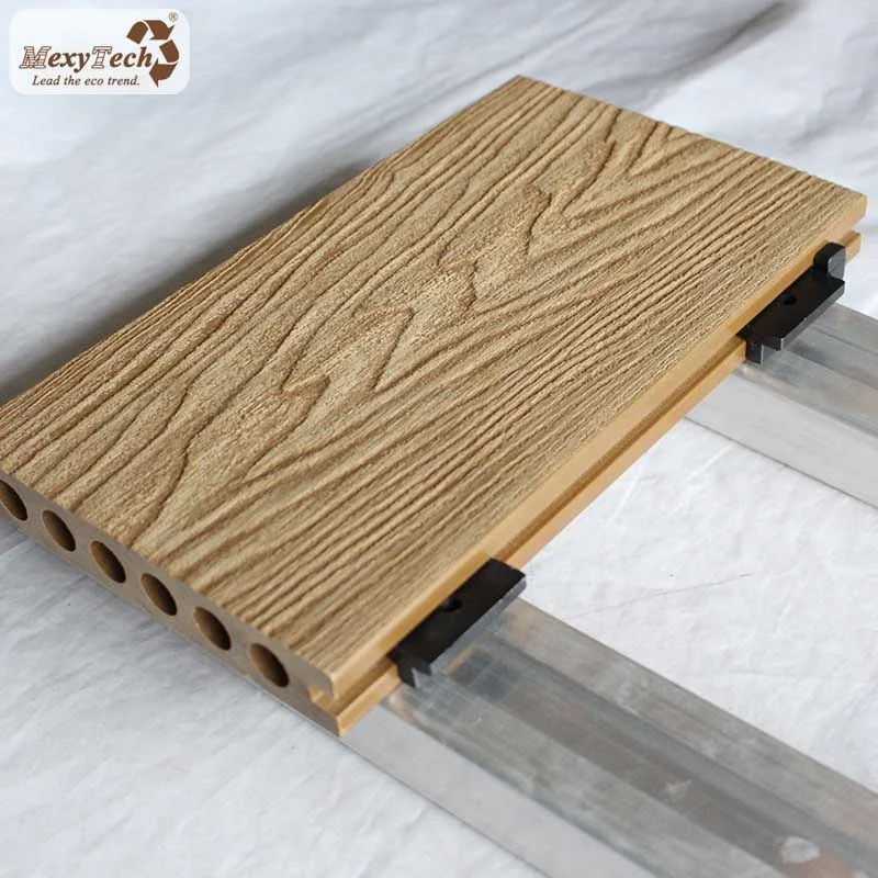 

China Foshan High End Long-term Durability Laminate Flooring Recycle Eco-friendly WPC Weather Resistance WPC 3D Decking