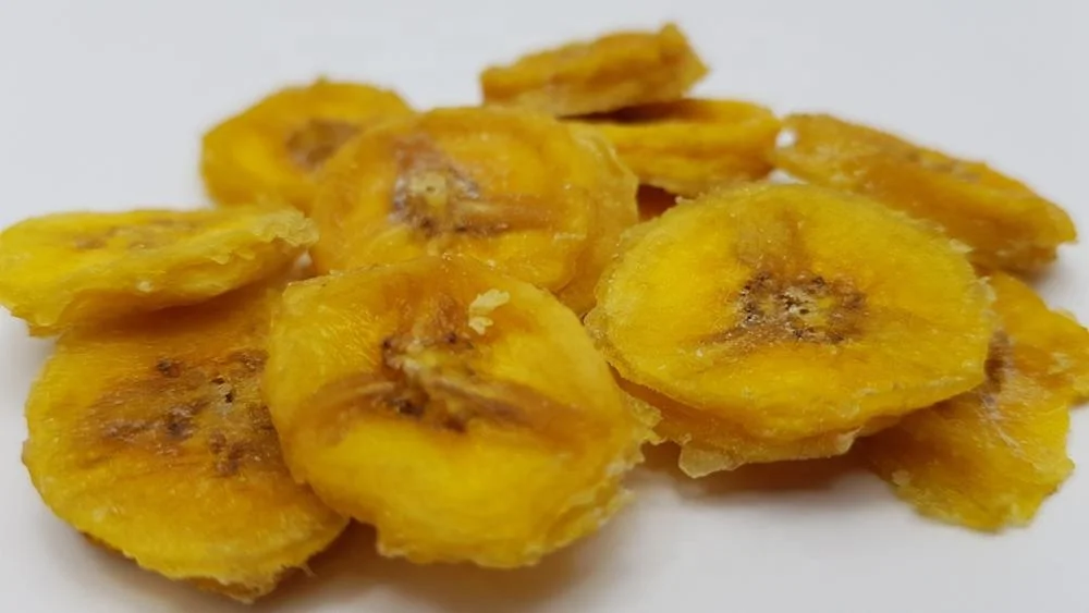 
Dried dehydrated banana slices coins from Thailand 