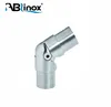 Stainless Steel 90 Degree Adjustable Flush Angle for 2" Tubing