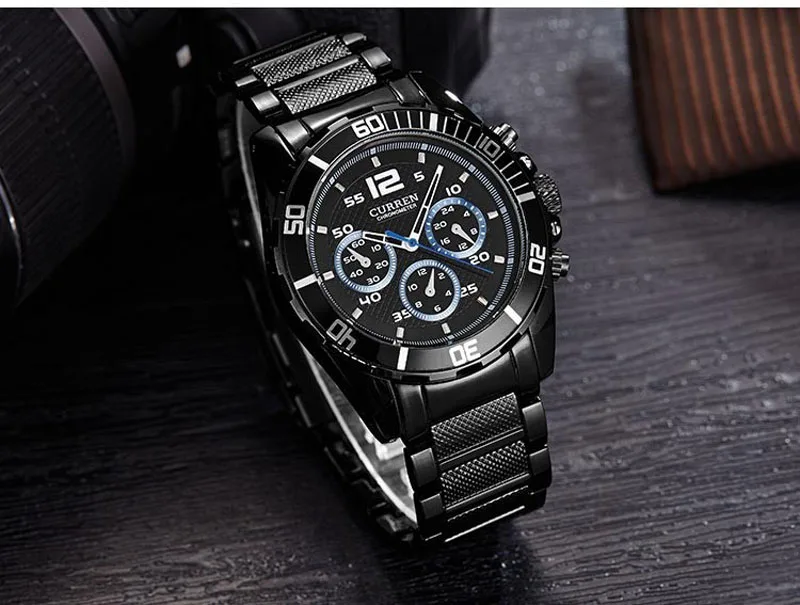 Curren-8073 Made In Guangdong Concise Quartz Men's Watches High Quality ...