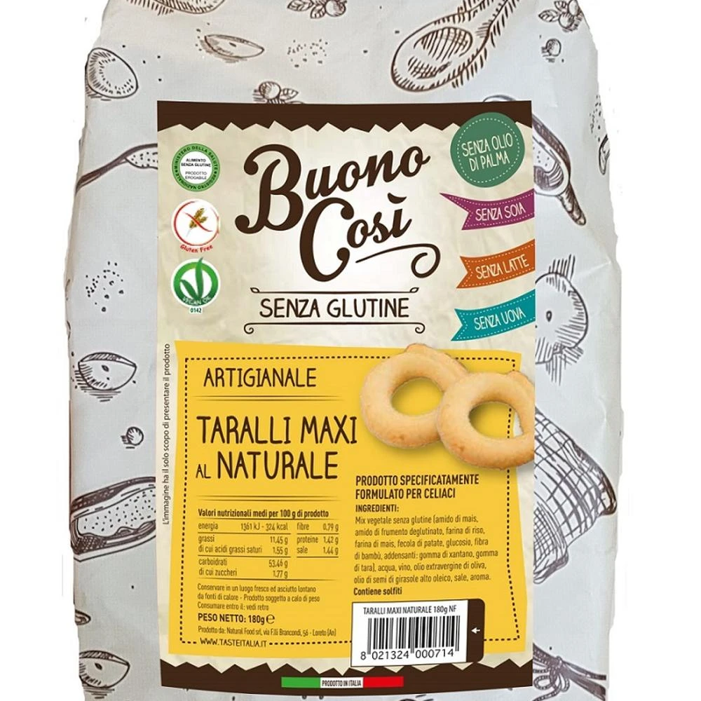 
Salty snack taralli gluten-free 