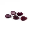 Amazing natural indian ruby gemstone 12x8mm pear cut 4.95cts jewelry setting stone
