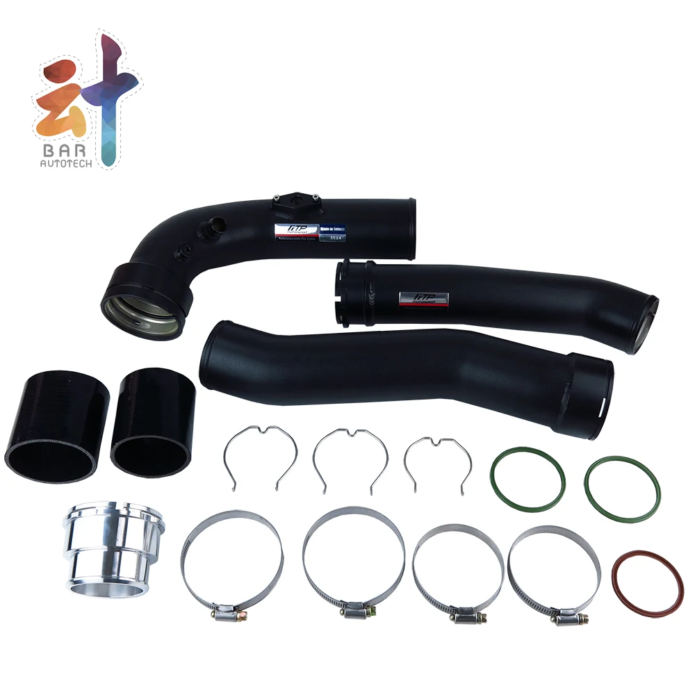 Bar Intake Turbo Charge Pipe F10 For Bmw 5 Series N20 Black Aluminum
