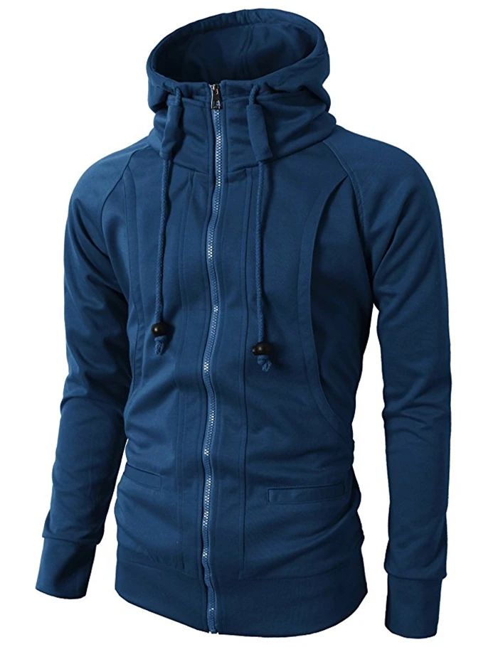 Wholesale Style Distressed Hoodies Fashion Zipper Hoodie For Men Custom ...