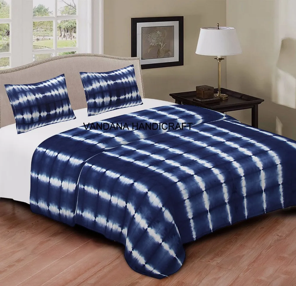 Shibori Tie And Dye Indigo Blue Hotel Use Duvet Cover Buy Queen