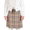 Men's 8 Yard Kilt Irish County 100% Wool 13oz Mediumweight Tartan, Traditionally Hand Stitched