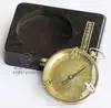 Open Compass With Box, Nautical Brass Compass W/ Box