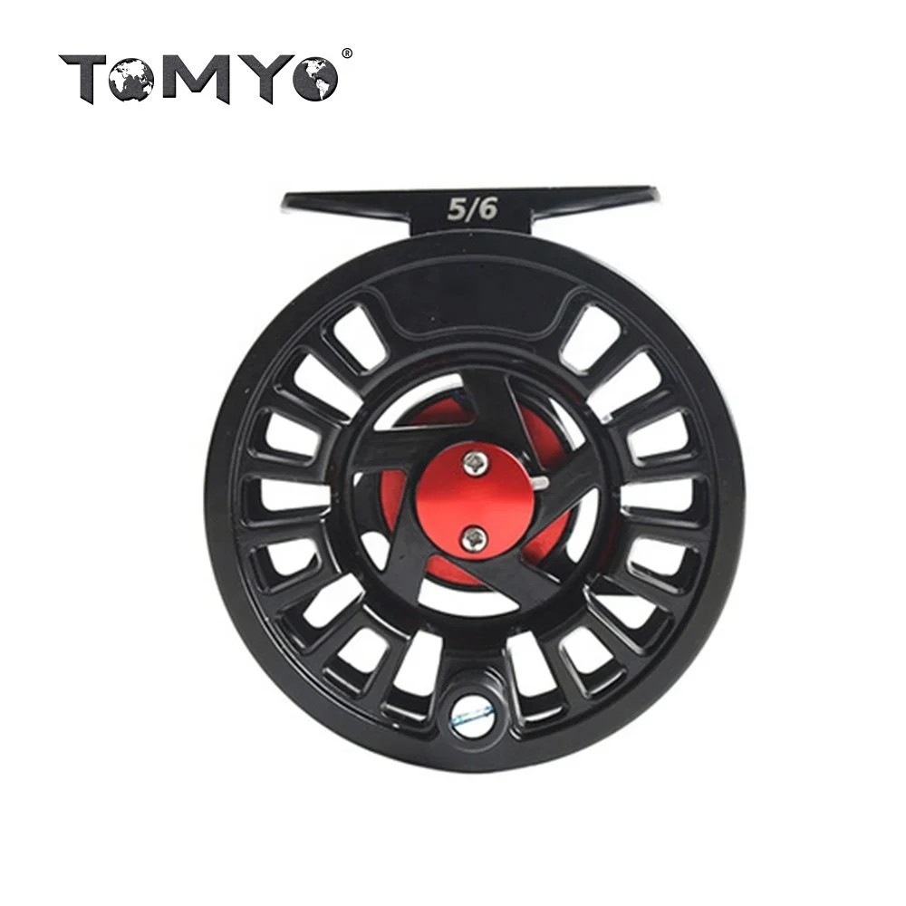 

ToMyo New Design Machine Cut CNC Classic Fly Fishing Reel, Black