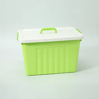 colored plastic storage bins with lids