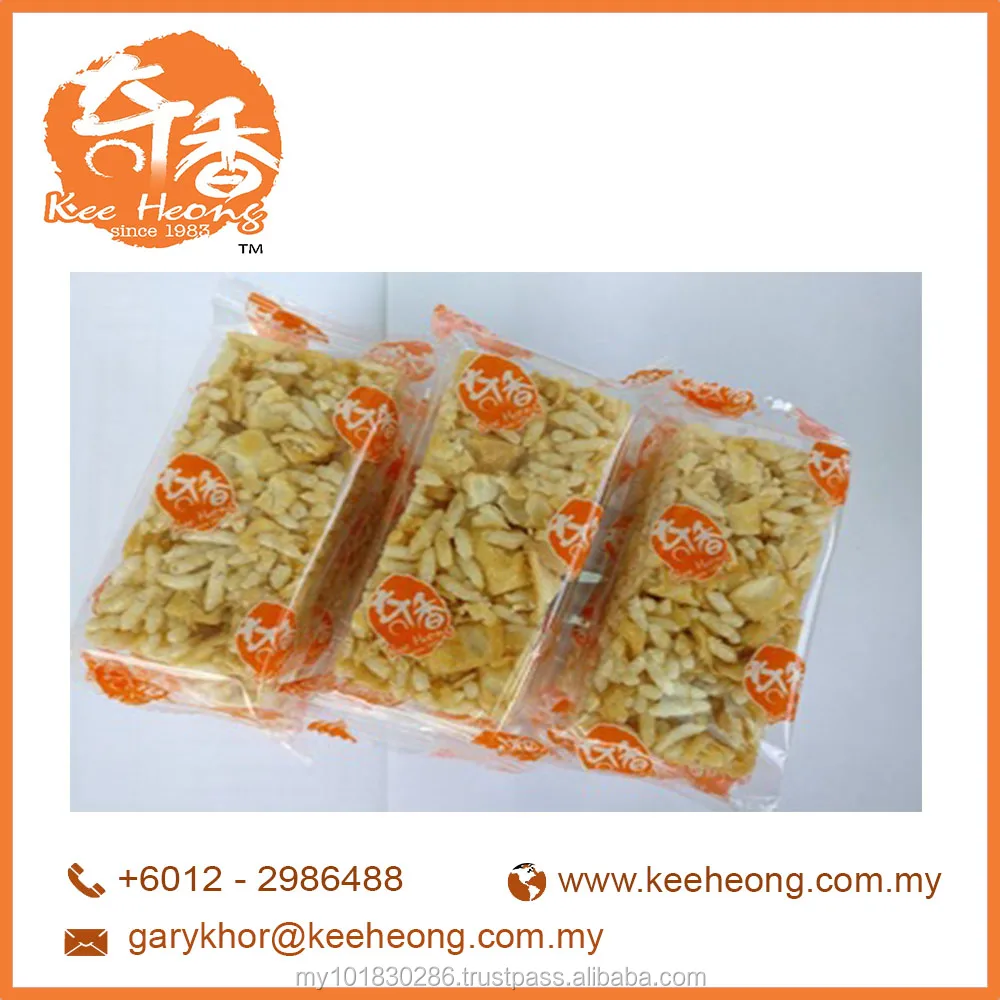
Kee Heong Puffed Rice Honeycomb Cookies Biscuit with Halal Certified from Malaysia 