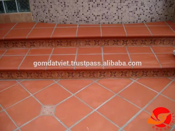 Terracotta Tile Flooring For Wall Decoration Good Combination