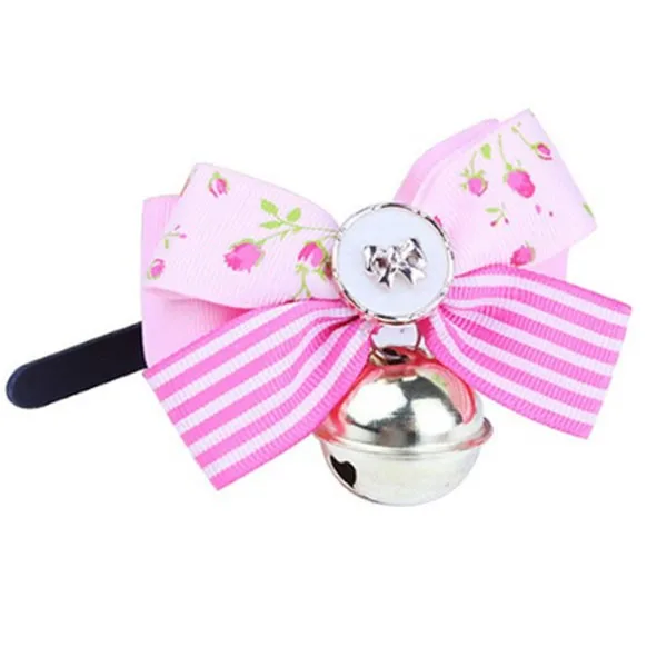 

(Size XS 17-23cm, S 23 - 29cm) Eco-Life Leather Pet Dog and Cat Collar with Bell, Brass