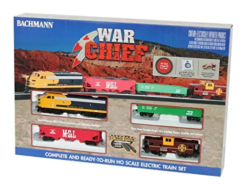 bachmann ho santa fe flyer train set