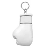 Custom Mini leather boxing glove keychain, pu pvc key ring flag keychain