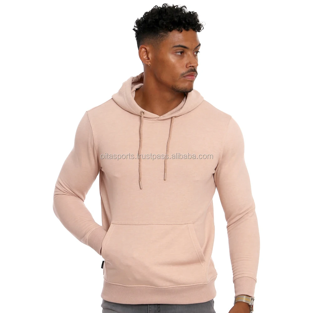 Custom Cheap Slim Fit Antishrink Mens Oversized Plain Pullover
