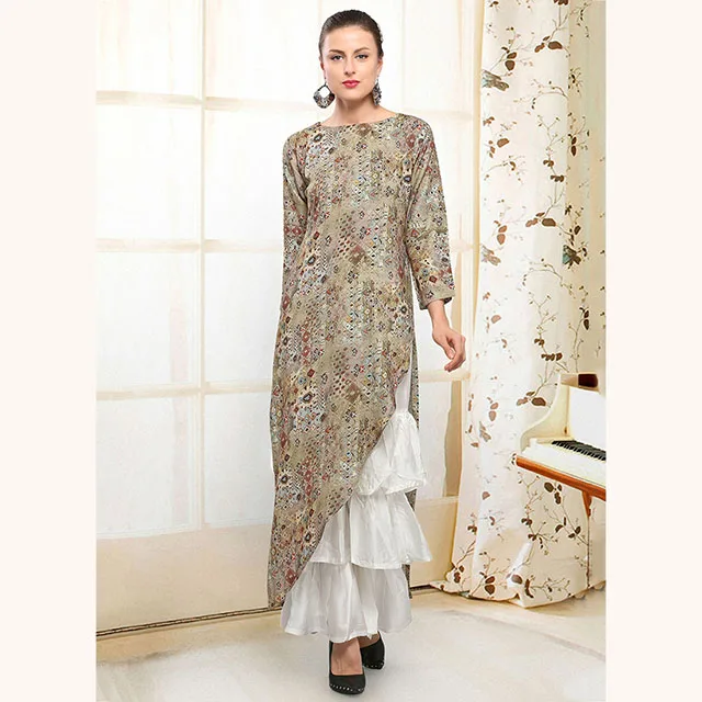 fancy western kurti