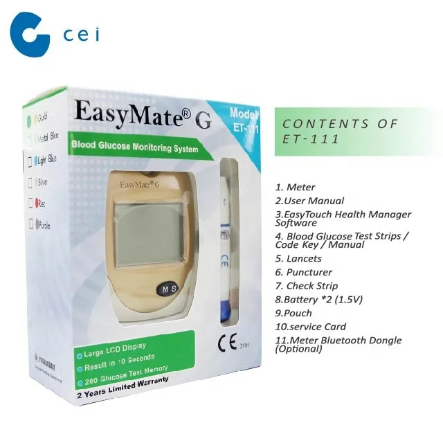 Best Handheld Glucometer Blood Sugar Test Kit With Strips Buy Diabetes Device Blood Glucose Meter Test Strips Easy Use Medical Equipment Home Use Healthcare Diabetes Product Elder Blood Test Equipment Diagnostic Hematology Analyzer