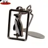 Animal series plush penguin shape spinning keychain