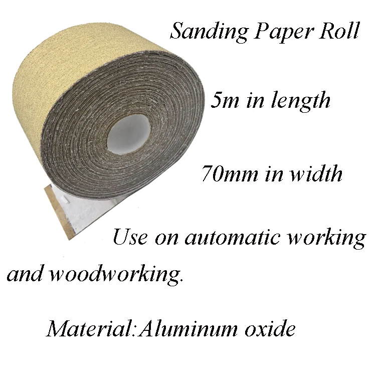 Abrasive Sandpaper Roll For Self Abrasive Grit 180400 23/4'' * 30