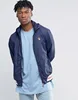 Beautiful blue hooded ribbed Stylish Men Casual Wear Bomber Jackets by KAAN Sports Wear Pakistan