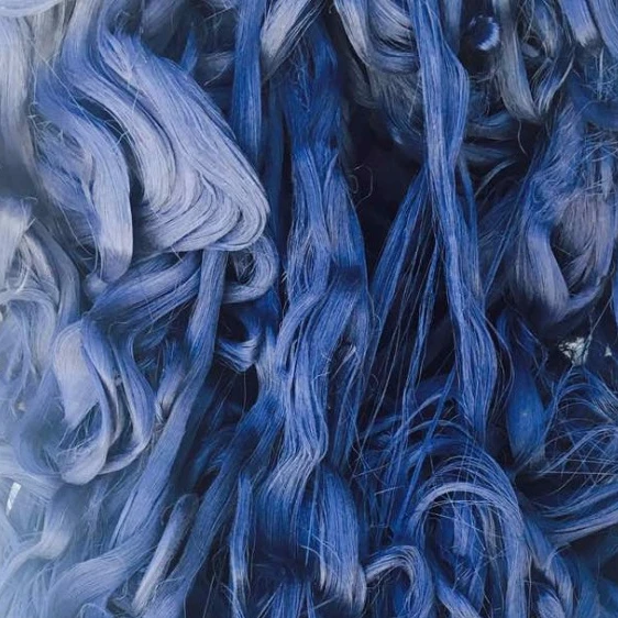 
BLUE DENIM YARN WASTE 
