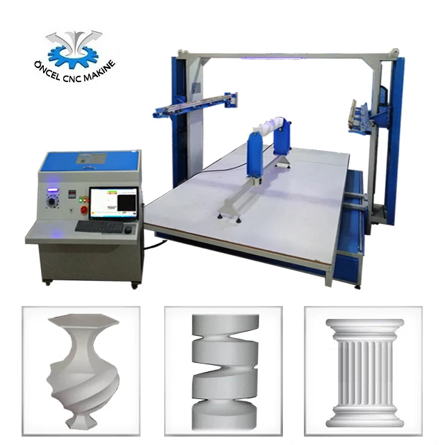 
3D EPS product decoration used foam cutting equipment machine 
