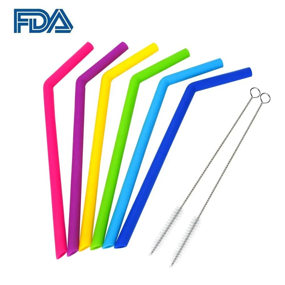

MARCH EXPO Reusable silicone drinking straw drink straws, Pantone color
