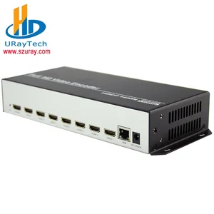 8 Channel H.264 HDMI to IP Video Encoder Live Streaming