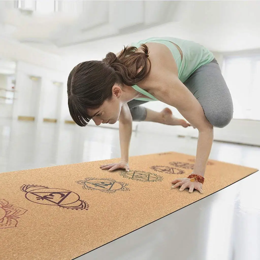China Wholesale Waterproof Eco Friendly Comfortable Cork 5mm Yoga Mats