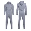 Fleece customize jumpsuit overall onesie men high quality one piece gray suit