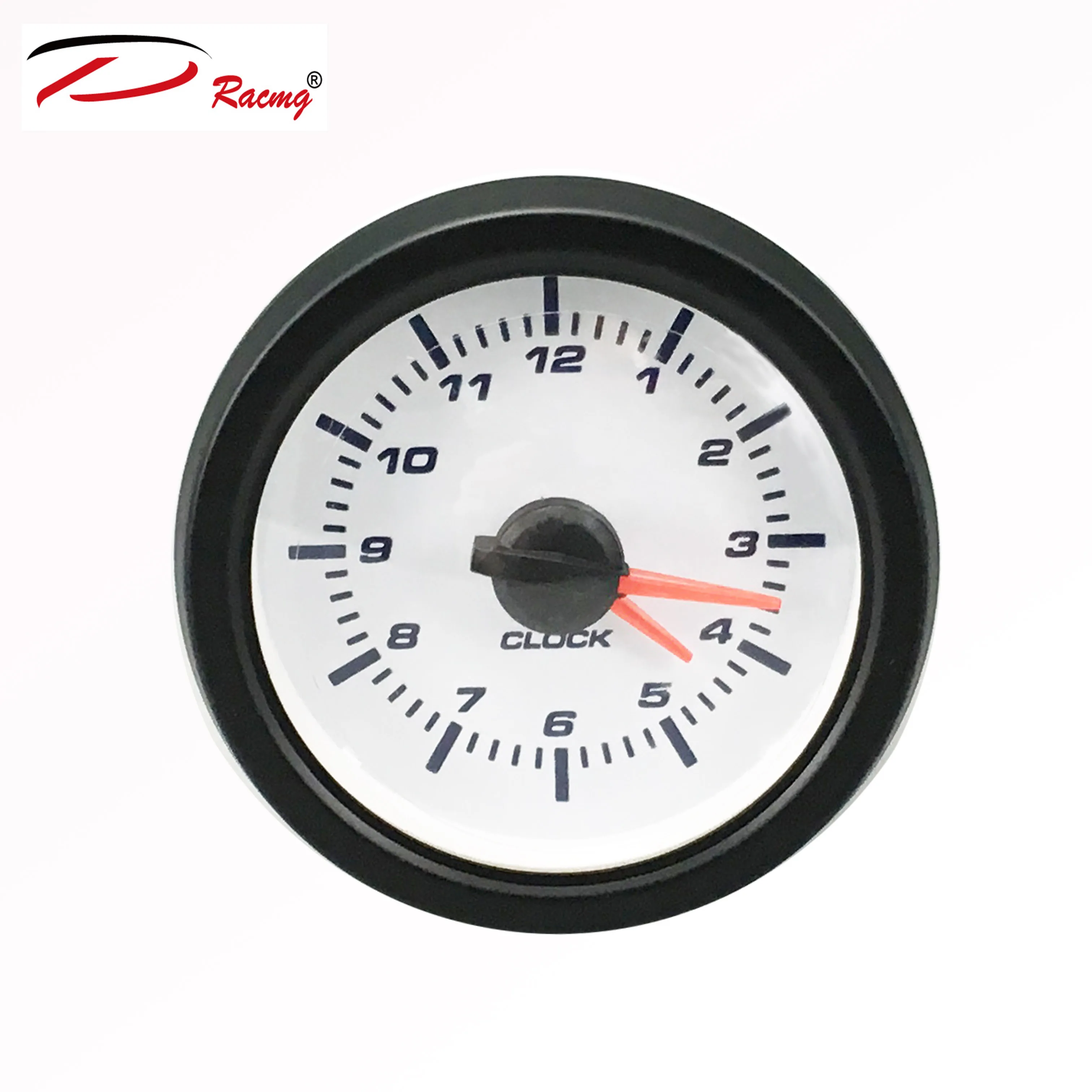 52mm Clock Meter Gauge 12-hour Format With Backlight 12v/24v - Buy ...