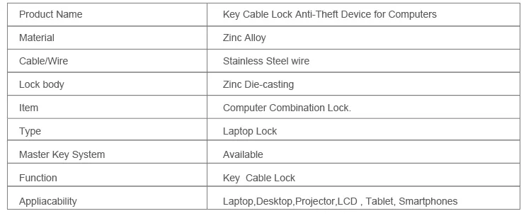 laptop anti theft device lock