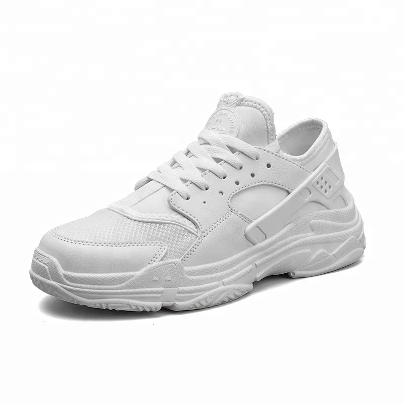 

Men Running Shoes All Black Fashion Sneaker, All-black;all red;all white