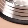 Ski Group Of Stainless Pure Silver Regular Steel Dog Bowl