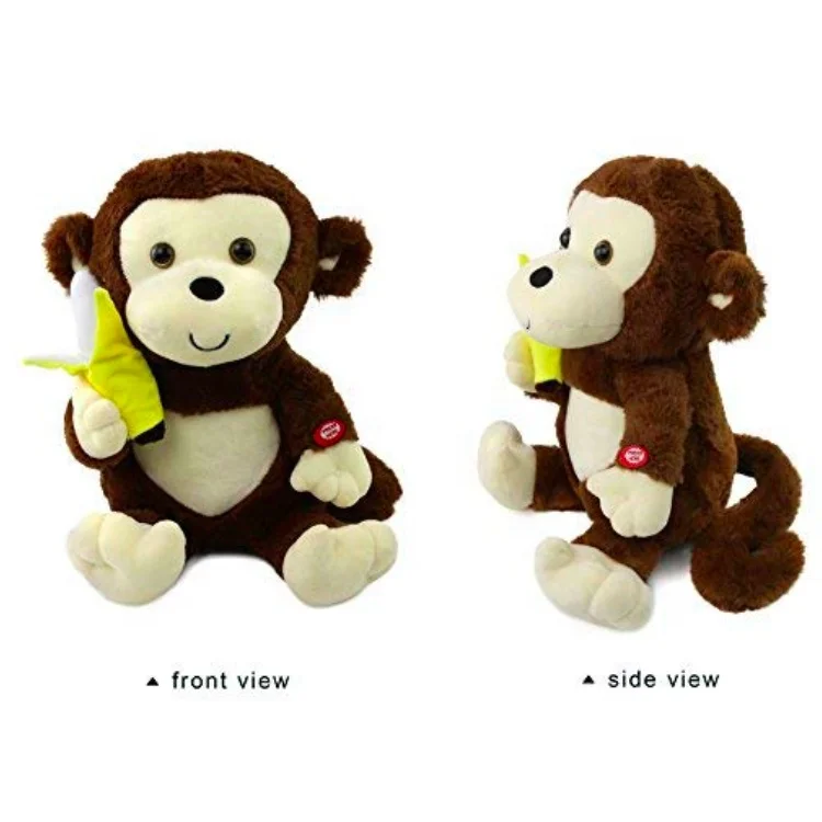 monkey in banana plush