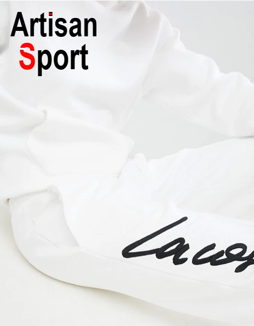 
Factory connection OEM Custom mens sweatpants jogger pants embroider/Print Logo blank white fleece men pants two piece sets 