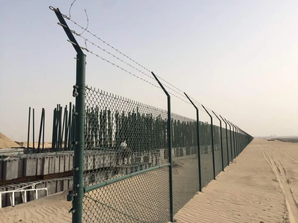 Saudi Aramco 10 Gauge Chain Link Fence Fine Mesh 11/4'' Chain Link