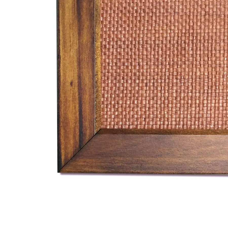 
magnetic fabric pushpin board with wooden frame 