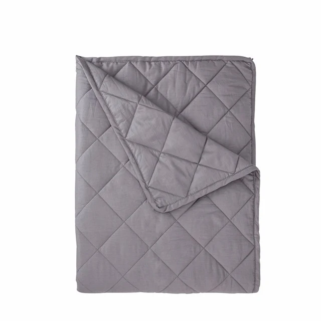 

New stly Reduce Pressure 15lbs Weighted Blanket for adults, Gray