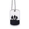 Factory custom stainless steel army metal dog tag/dogtag