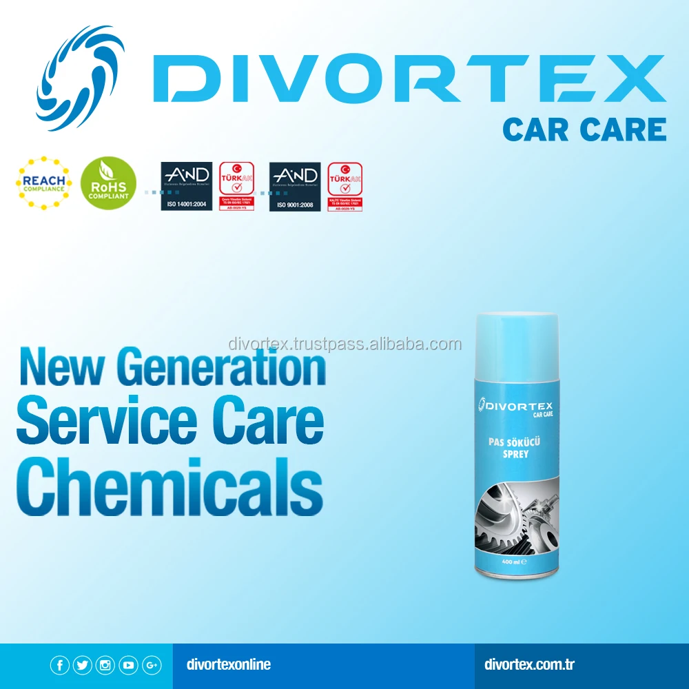 
Divortex Car Care Rust Remover & Preventive Spray 400 Ml 