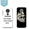 Factory directly supply custom cartoon skull design hard PC 3D film sublimation cell phone case for Motorola Moto E5 Plus